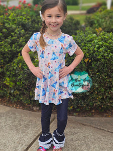 Magical Freeze Bow Back Peplum