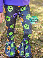 Load image into Gallery viewer, Pumpkin Pails Flare Pants
