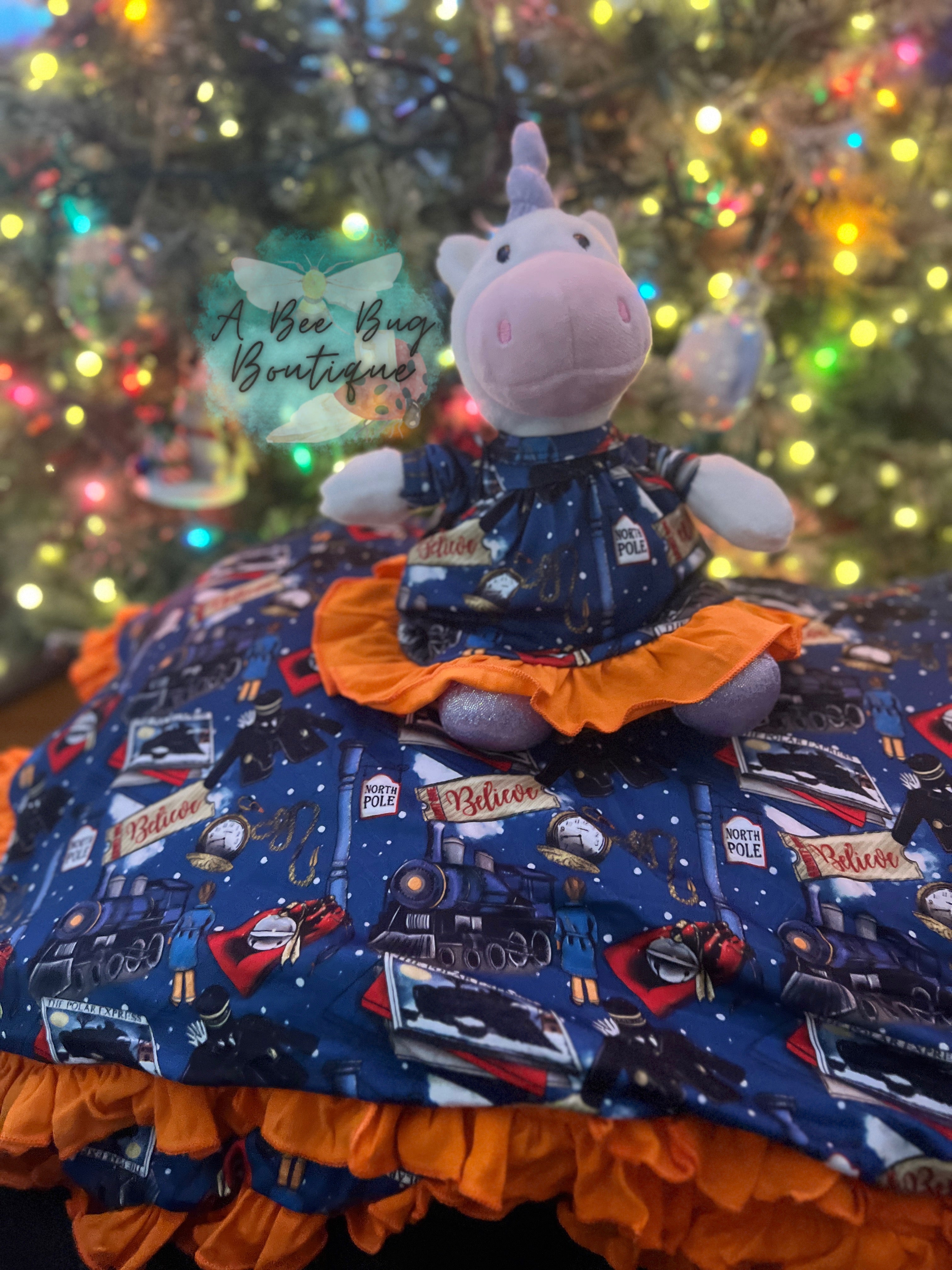 Christmas Express Dolly Gown