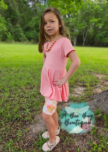 Tropical Blooms Button Shorts