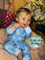 Load image into Gallery viewer, Blue Sugar Cookies Pj Set
