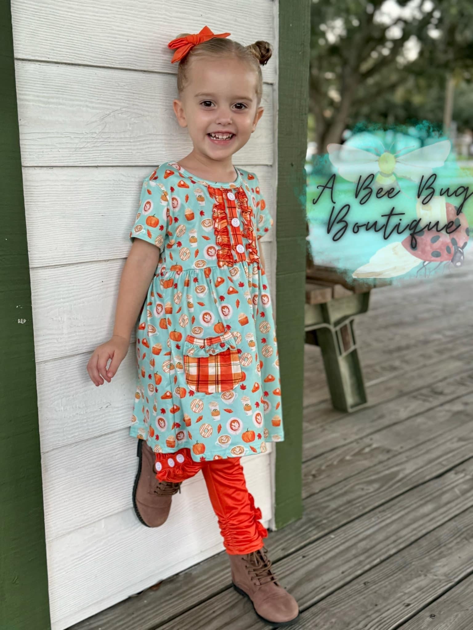 Pumpkin Spice Tunic Dress