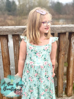 Load image into Gallery viewer, Spring Sage Floral Maxi Dress
