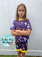 Load image into Gallery viewer, Wednesday Ruffle Short pjs
