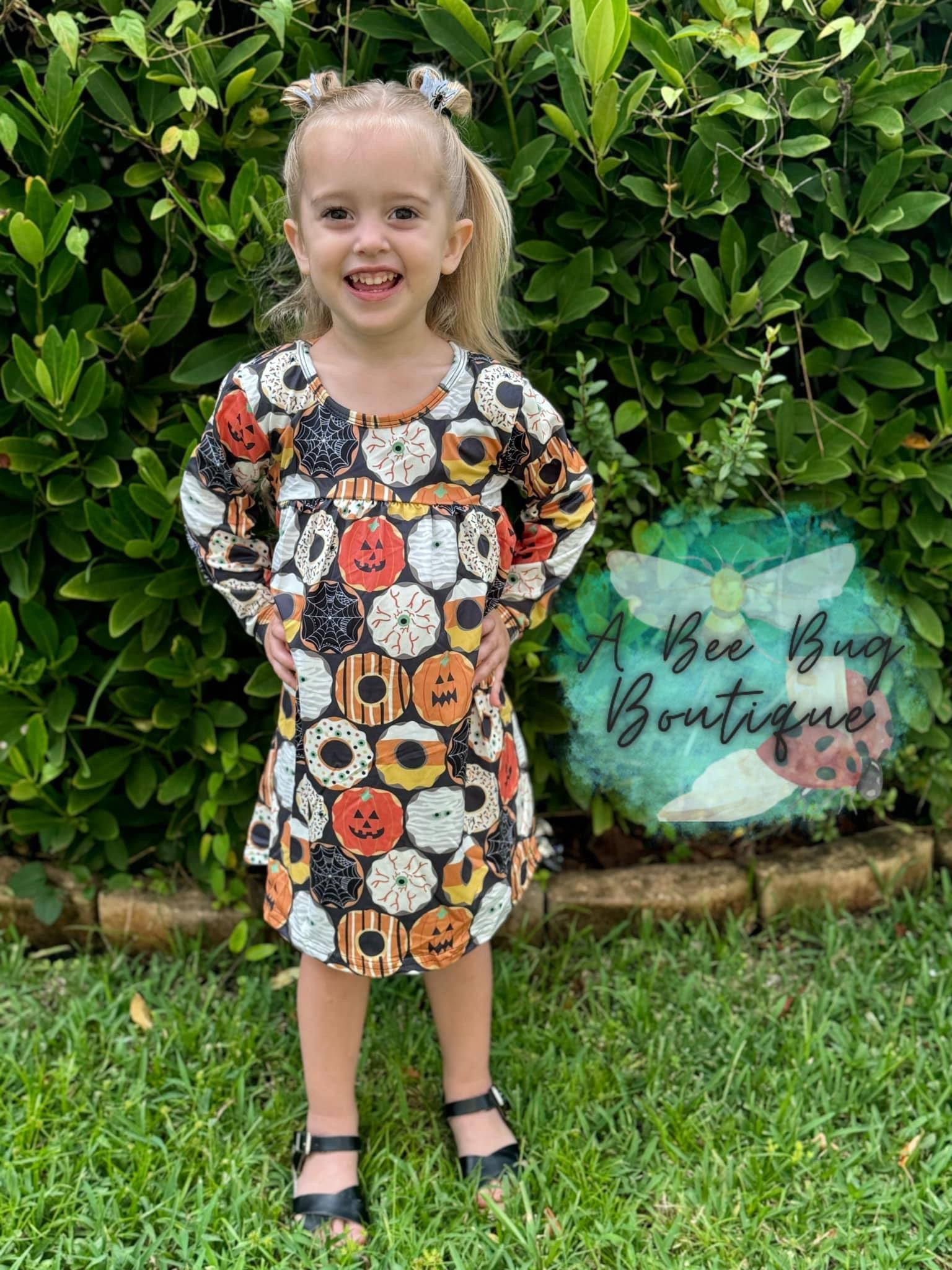 Halloween Donuts Dress