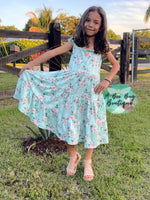 Load image into Gallery viewer, Spring Sage Floral Maxi Dress
