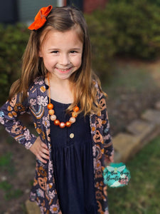 Halloween Rainbows Kid Cardigan