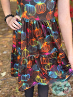 Load image into Gallery viewer, Glowing Gourds Vintage Dress
