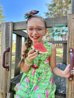 Load image into Gallery viewer, Watermelon Whirl Tiered Dress

