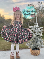 Load image into Gallery viewer, Nutcracker Christmas Twirl Dress
