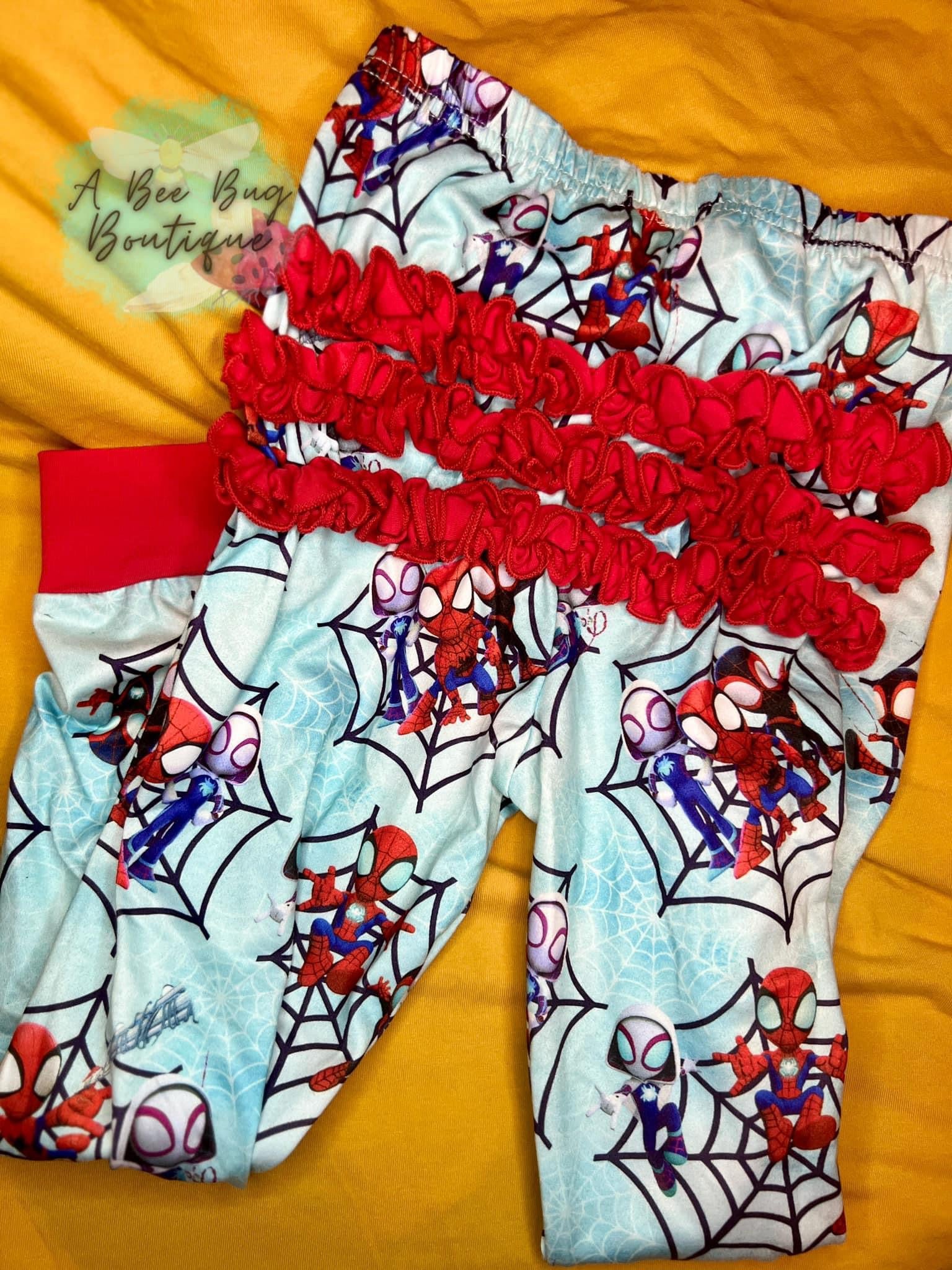 Spidey Crew Ruffled PJ Set