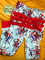 Load image into Gallery viewer, Spidey Crew Ruffled PJ Set
