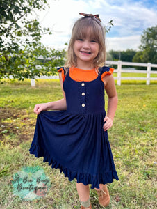 Denim Dreams Flutter Dress