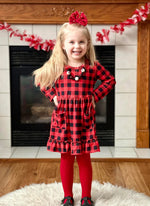 Load image into Gallery viewer, Buffalo Plaid Tunic Dress
