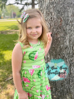 Load image into Gallery viewer, Watermelon Whirl Tiered Dress
