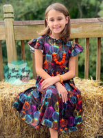 Load image into Gallery viewer, Glowing Gourds Vintage Dress
