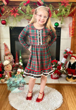 Load image into Gallery viewer, Classic Christmas Plaid Dress
