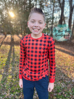 Load image into Gallery viewer, Buffalo Plaid Unisex Top
