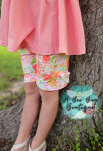 Load image into Gallery viewer, Tropical Blooms Button Shorts
