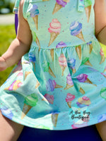 Load image into Gallery viewer, Sweet Scoops Tie Shoulder Dress
