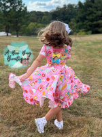 Load image into Gallery viewer, Classroom Cutie Bow Back Twirl Dress
