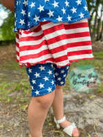 Load image into Gallery viewer, Old Glory Biker Shorts
