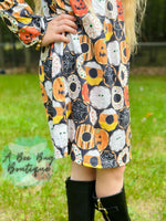 Load image into Gallery viewer, Halloween Donuts Dress
