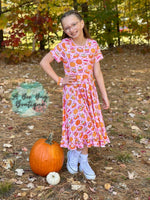 Load image into Gallery viewer, Spice Girl Bow Back Twirl Dress
