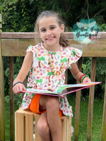 Load image into Gallery viewer, Alphabet Jungle Peplum Top
