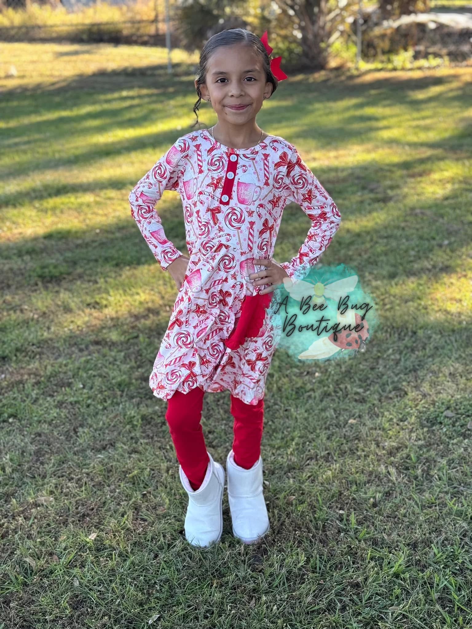 Pretty Peppermint Twirl Dress