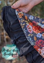 Load image into Gallery viewer, Midnight Blooms Bow Back Twirl Dress
