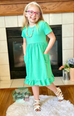 Load image into Gallery viewer, Mint Pocket Dress
