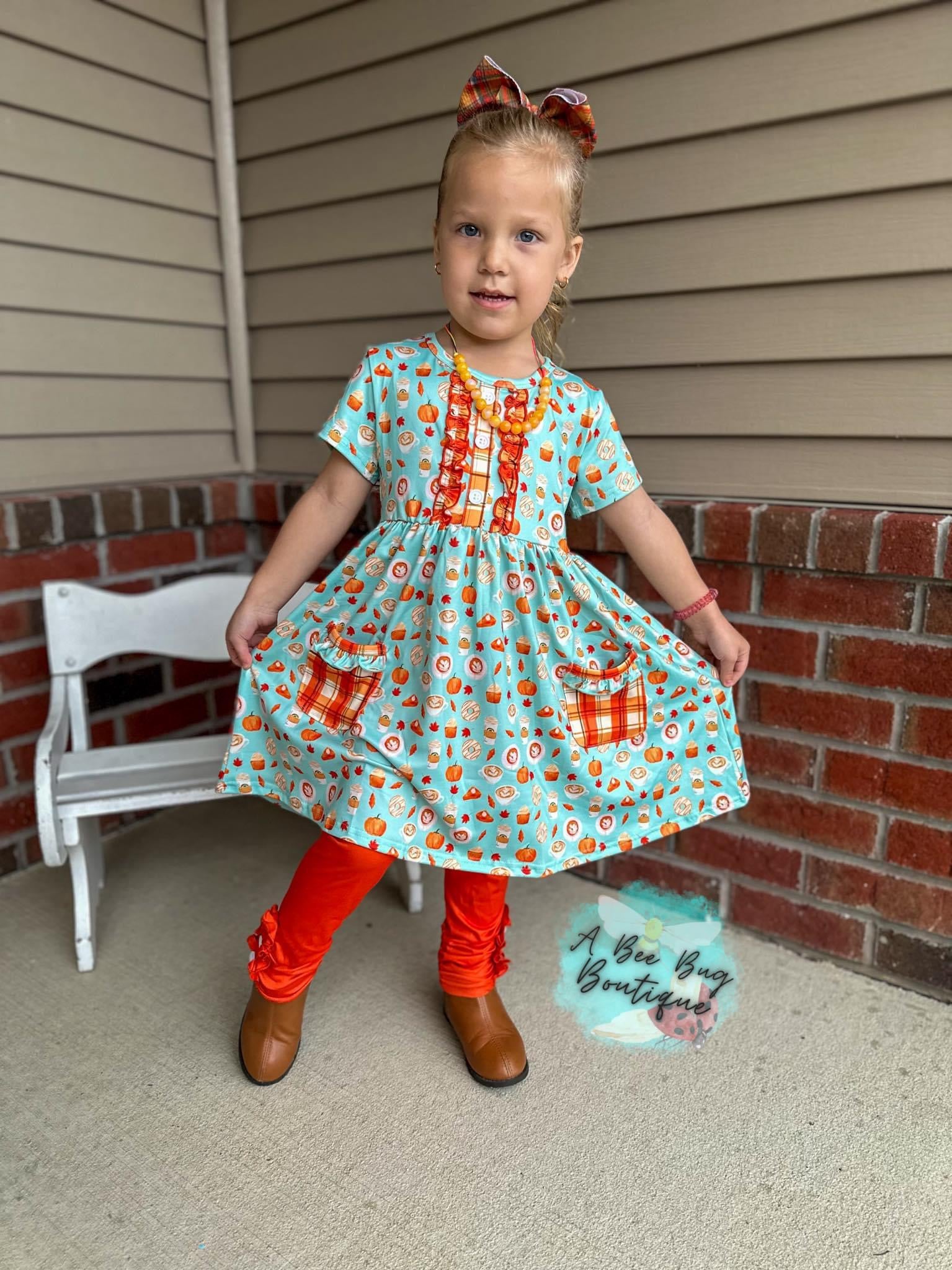 Pumpkin Spice Tunic Dress