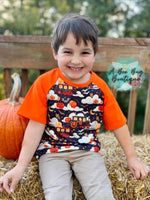 Load image into Gallery viewer, Halloween Train Raglan
