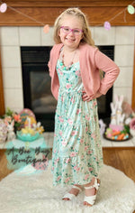 Load image into Gallery viewer, Spring Sage Floral Maxi Dress
