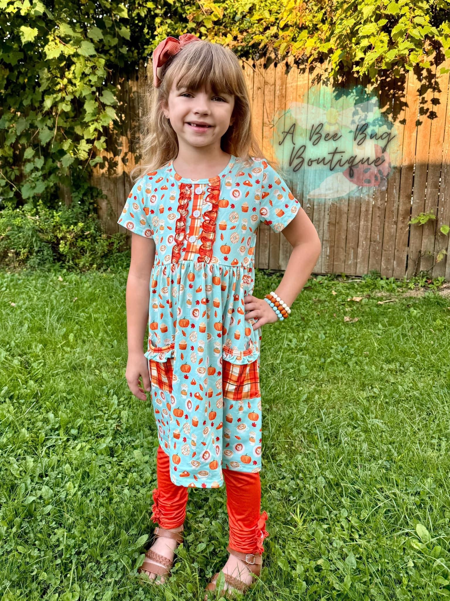 Pumpkin Spice Tunic Dress