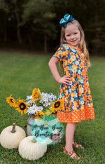 Load image into Gallery viewer, Autumn Splendor Button Dress
