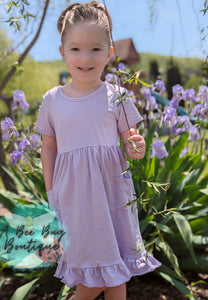 Lavender Pocket Dress