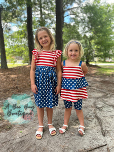 Old Glory Ruffled Tank