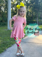 Load image into Gallery viewer, Peach Bow Back Peplum
