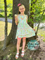 Load image into Gallery viewer, Sweet Scoops Tie Shoulder Dress
