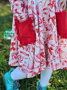 Pretty Peppermint Twirl Dress