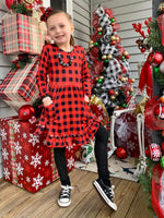 Load image into Gallery viewer, Buffalo Plaid Tunic Dress
