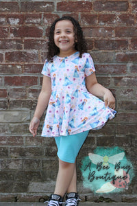 Magical Freeze Bow Back Peplum