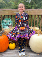 Load image into Gallery viewer, Ghostly Giggles Twirl Dress
