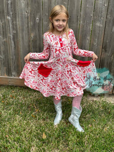 Pretty Peppermint Twirl Dress