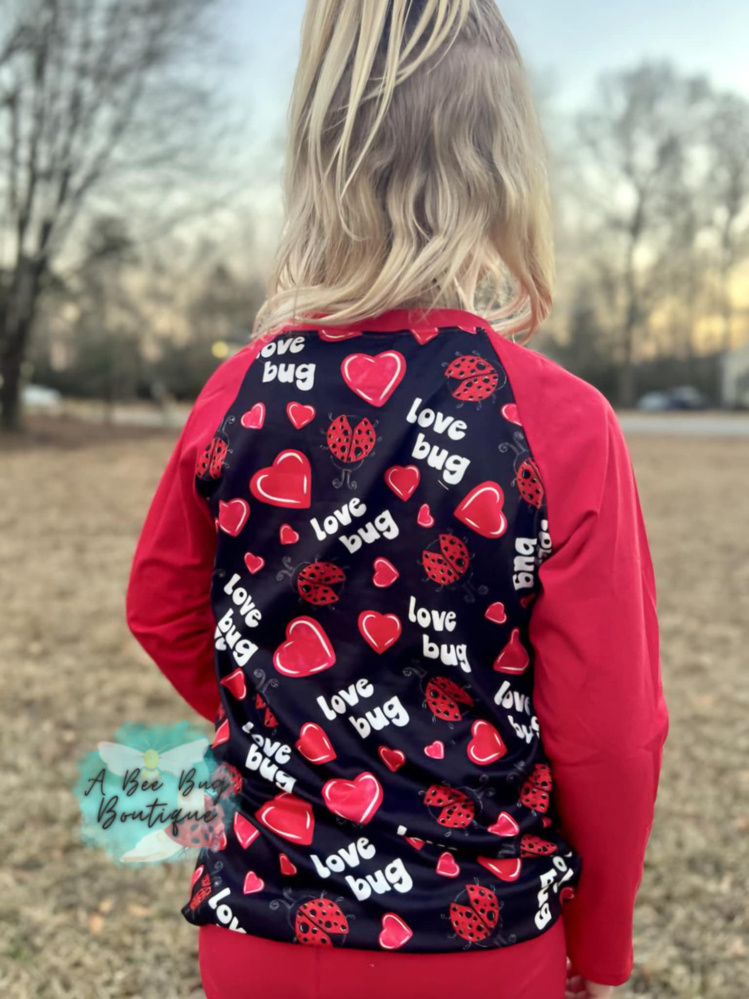 Love Bugs Raglan Top