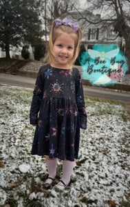 Stained Glass Snowflakes Dress