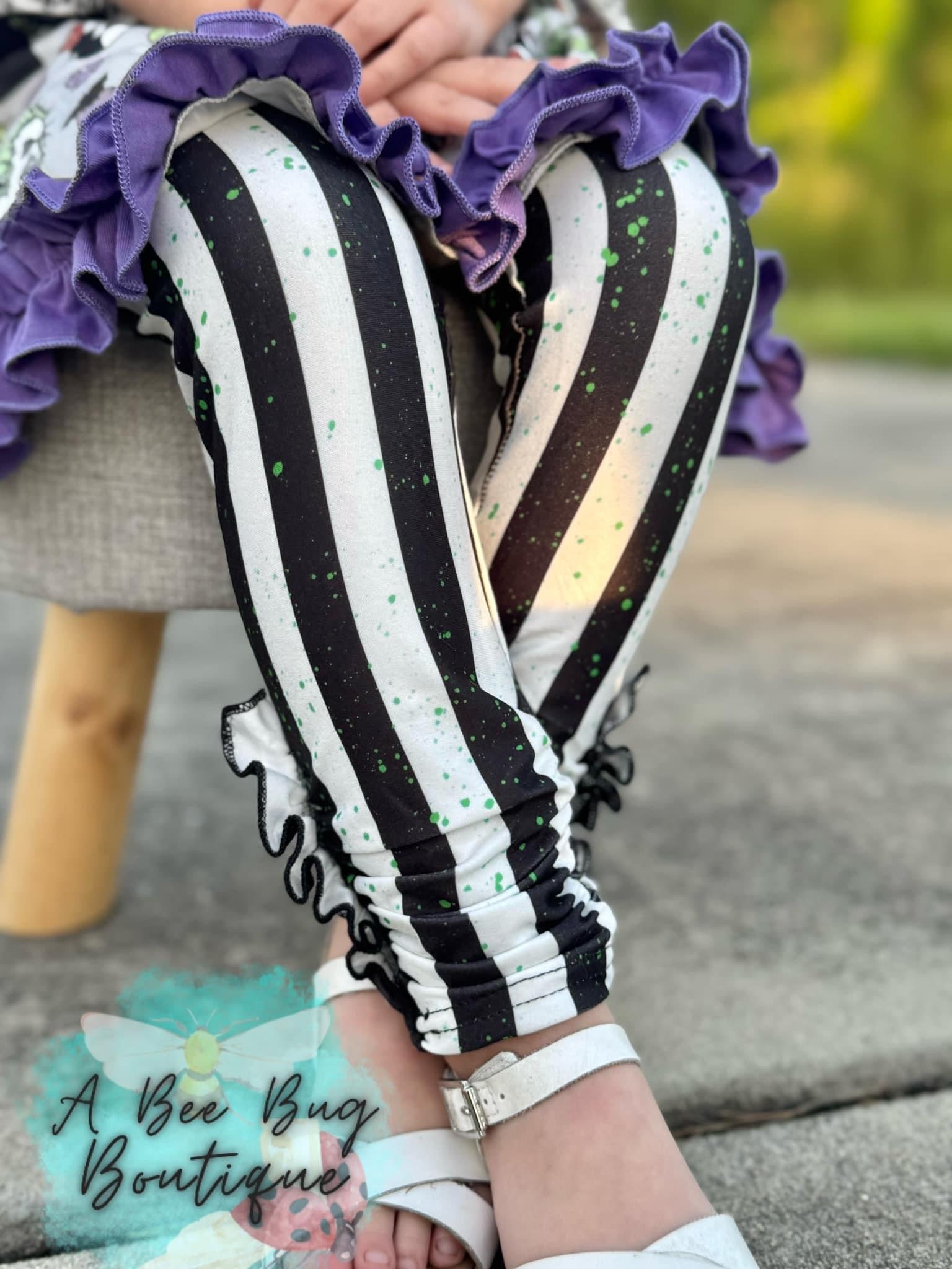 Strange + Unusual Striped Leggings