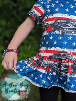 Load image into Gallery viewer, Freedom Cars Peplum Top
